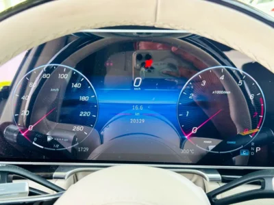 2023 Mercedes-Benz S-Class S 580 4Matic 8 Cylinders Engine White Beige Sedan