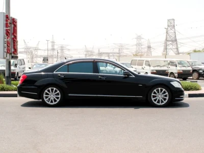 2012 Mercedes-Benz S-Class S 550 6 Cylinders Engine Petrol Black Sedan
