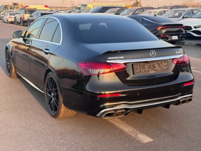 2021 Mercedes-Benz E-Class AMG E 63 S 8 Cylinders Engine Black Sedan