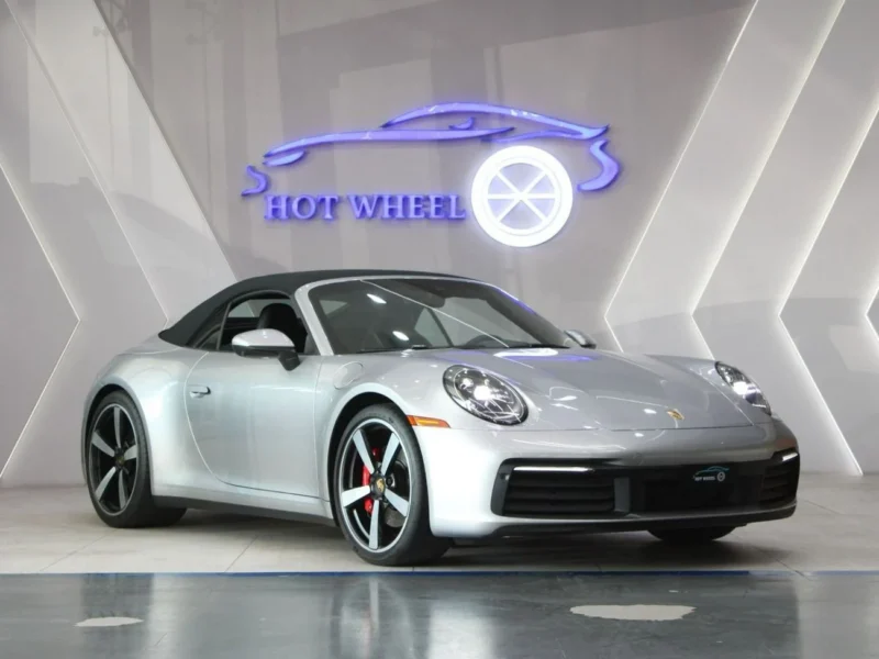 2021 Porsche 911 Carrera S 3.0L Twin-Turbocharged Flat-Six Grey Black Convertible