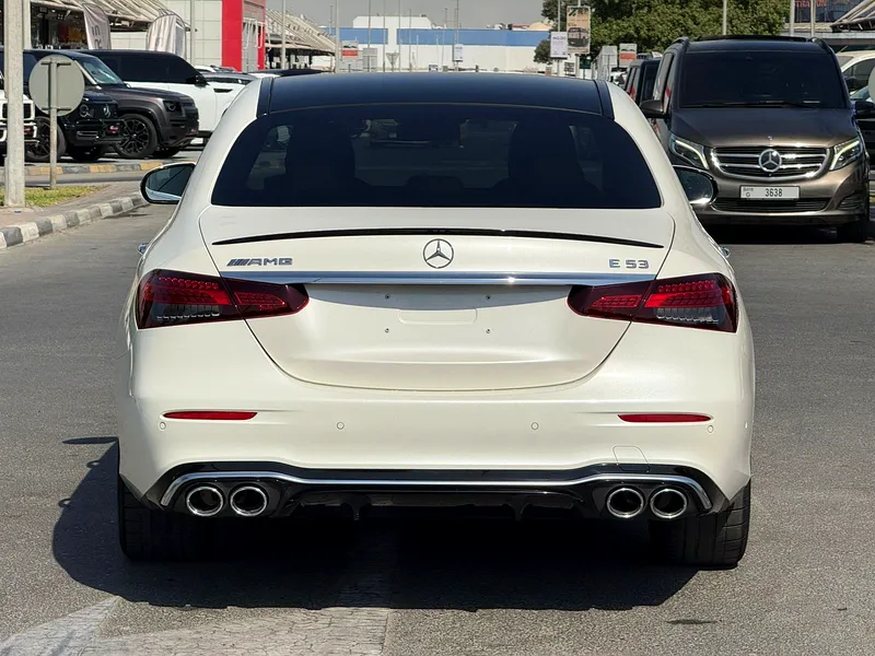 2020 Mercedes-Benz E-Class E 53 AMG V6 BITURBO Night Edition 1 White Brown Sedan