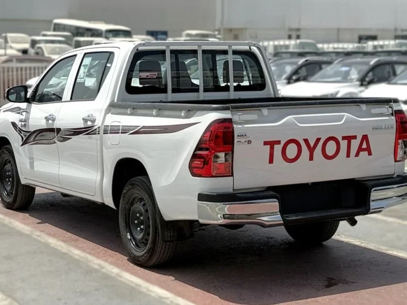 Toyota Hilux 2.4L 4 Cylinder Diesel MT DC 2WD 2025 White Red Pick Up Truck