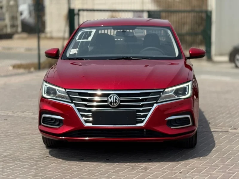 2025 MG 5 Standard 1.5L 4 Cylinders Engine Petrol Manual Red Black Sedan