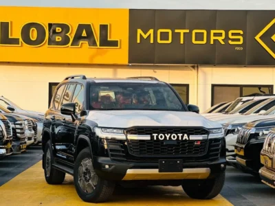 2026 Toyota Land Cruiser GR SPORTS 3.5L 6 Cylinder Engine Black Red SUV GCC