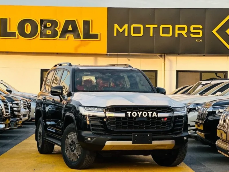 2026 Toyota Land Cruiser GR SPORTS 3.5L 6 Cylinder Engine Black Red SUV GCC