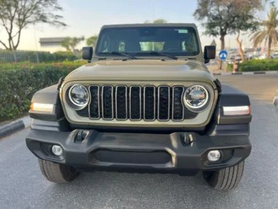 2025 Jeep Wrangler Unlimited Sport S 2.0L Turbo 4 Cylinder Engine A/T Green Grey SUV