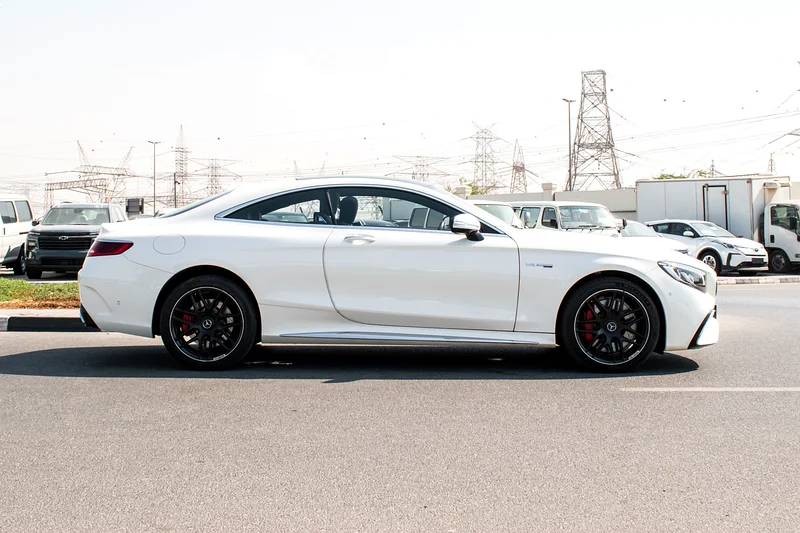 2018 Mercedes-Benz S-Class S 63 Coupe AMG Super Clean Car White Black
