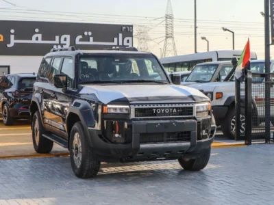 2025 Toyota Land Cruiser Prado Turbo 2.4L 4 Cylinders Engine Black SUV GCC Specs