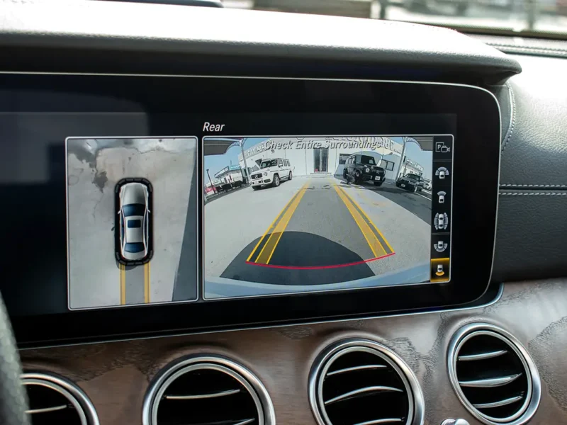 2018 Mercedes-Benz E-Class E400 4Matic 6 Cylinders Engine White Black Sedan