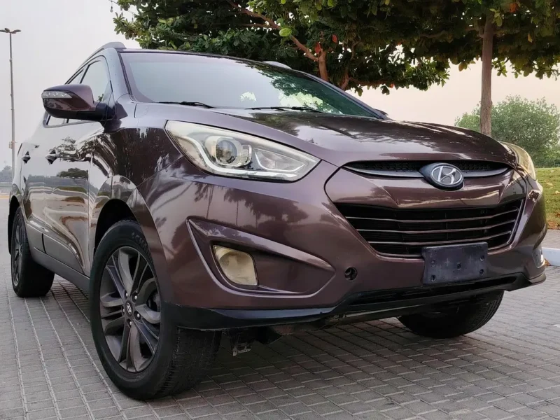2014 Hyundai Tucson GDI 4 Cylinders Engine Brown Beige SUV GCC Specs