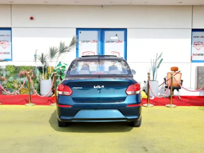 2022 Kia Pegas MPI Top 4 Cylinders Engine Blue Black Sedan GCC Specs