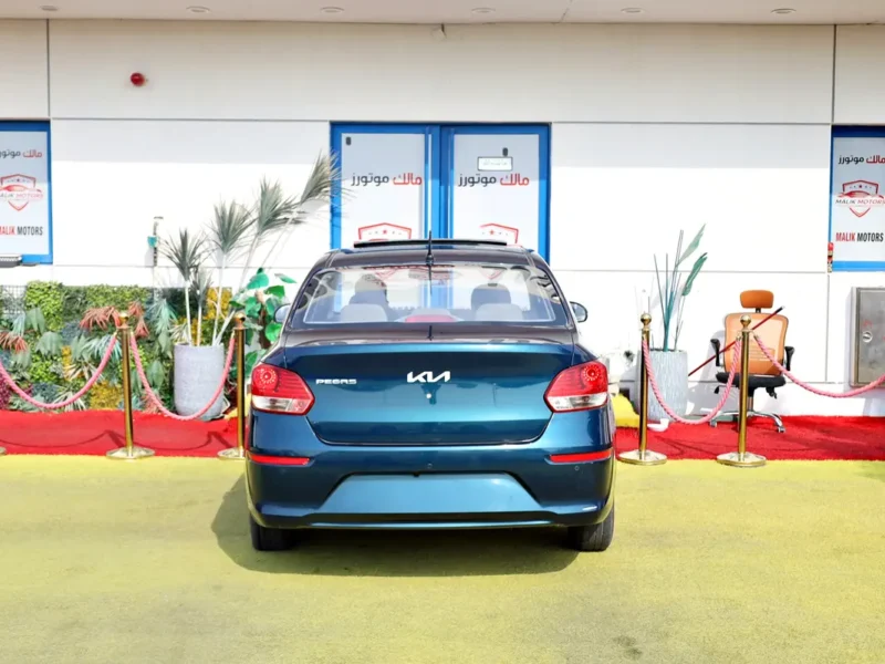 2022 Kia Pegas MPI Top 4 Cylinders Engine Blue Black Sedan GCC Specs
