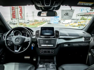 2016 Mercedes-Benz GLS-Class GLS 550 8 Cylinder Engine White Black SUV