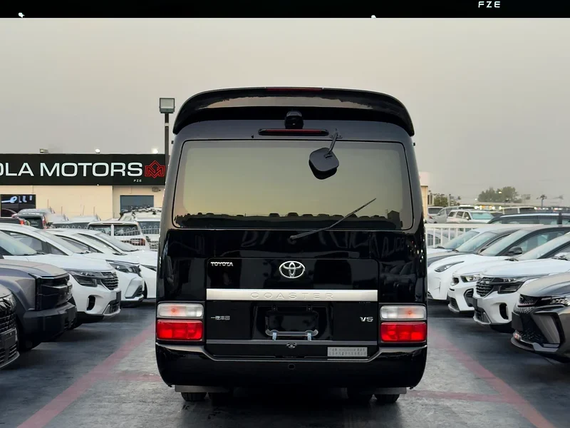 2025 Toyota Coaster Other 6 Cylinders Engine Black Orange Van MT GCC Specs