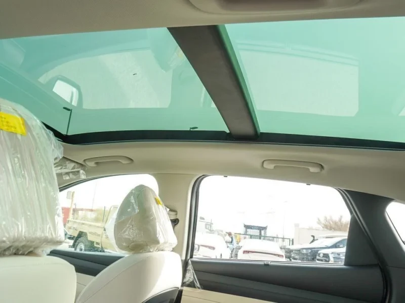 2025 Hyundai Tucson 4 Cylinders Engine Petrol White Beige SUV