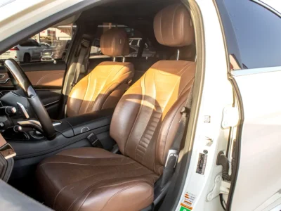 2015 Mercedes-Benz S-Class S 400 h 6 Cylinders Engine Petrol White Brown Sedan