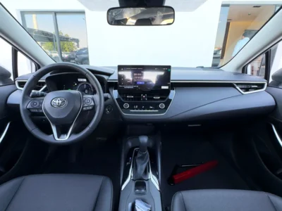 2025 Toyota Corolla SE 1.8L Elite Edition Hybrid 4 Cylinders White Black Sedan