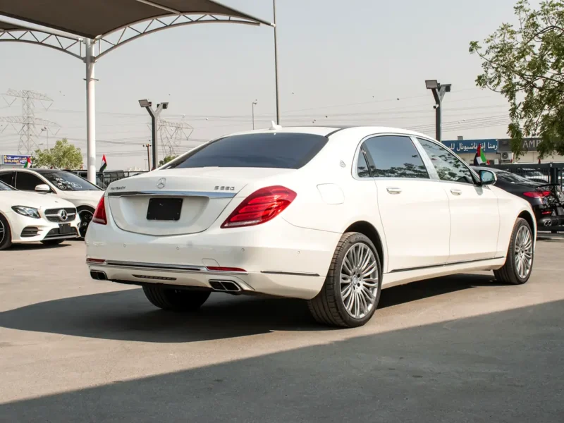 2015 Mercedes-Maybach S-Class Other 8 Cylinder Engine White Black Sedan