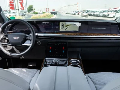 2025 Cadillac Escalade Sport Platinum 6.2L 4WD Black White SUV GCC Specs