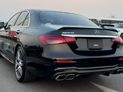 2021 Mercedes-Benz E-Class AMG E 63 S 8 Cylinder Engine Black Sedan