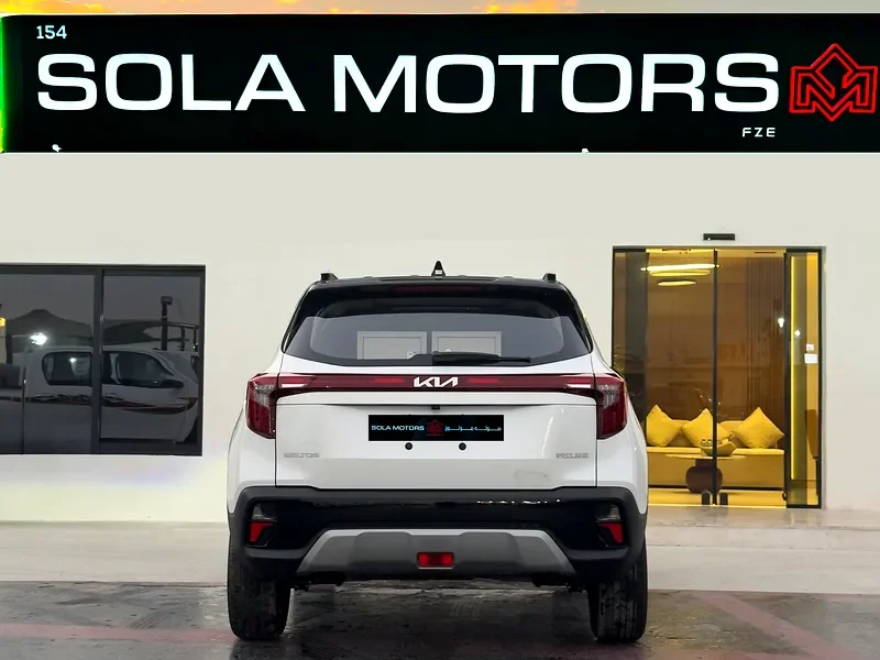 2025 Kia Seltos Luxury Edition 1.5 4 Cylinders Engine White Black Crossover