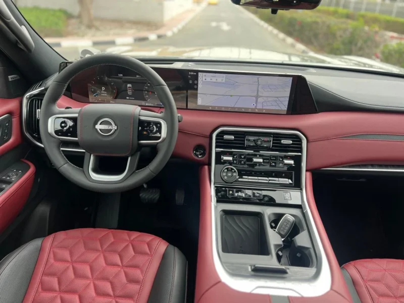 2026 Nissan Patrol LE Titanium 6 Cylinder Engine GCC Specs White Red