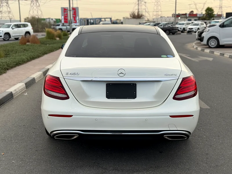 2019 Mercedes-Benz E-Class E450 6 Cylinders Engine Petrol White Black Sedan