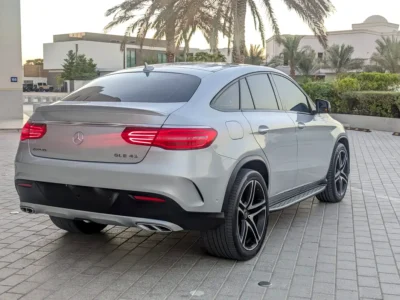 2017 Mercedes-Benz GLE Coupe GLE 43 AMG 6 Cylinders Engine Silver Brown SUV