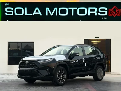 2025 Toyota Rav 4 XLE Hybrid 4 Cylinders Engine Black Beige SUV GCC Specs