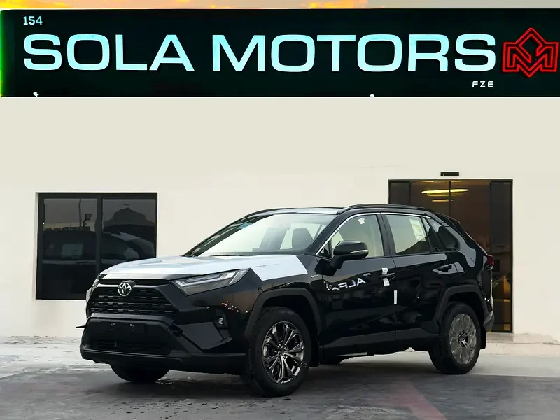 2025 Toyota Rav 4 XLE Hybrid 4 Cylinders Engine Black Beige SUV GCC Specs
