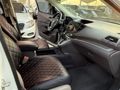 2015 Honda CR-V EX 2.4L Full Option in Excellent Condition White Black