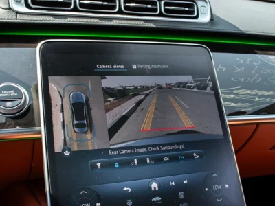 2021 Mercedes-Benz S-Class S 400 4Matic 6 Cylinders Engine Silver Tan Sedan