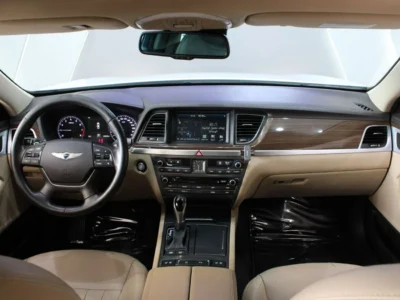 2016 Hyundai Genesis Platinum 3.8L V6 Cylinder Engine White Tan Sedan GCC Specs