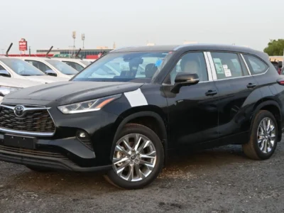 2025 Toyota Highlander 2.5L 4 Cylinders Engine Hybrid Limited Black Grey SUV