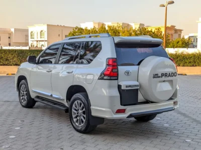 2018 Toyota Prado GXR FULL OPTION GCC Specs V6 4.0L White Beige SUV