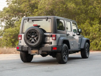 2018 Jeep Wrangler Unlimited Willys Wheeler 3.6L 6 Cylinder Engine Silver Grey