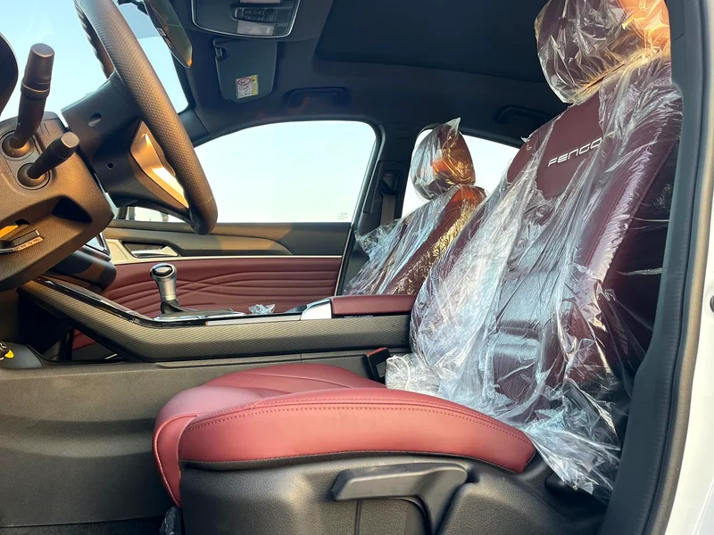 2024 DFSK Fengon 580 Intelligent 4 Cylinders Engine Petrol White Maroon Crossover