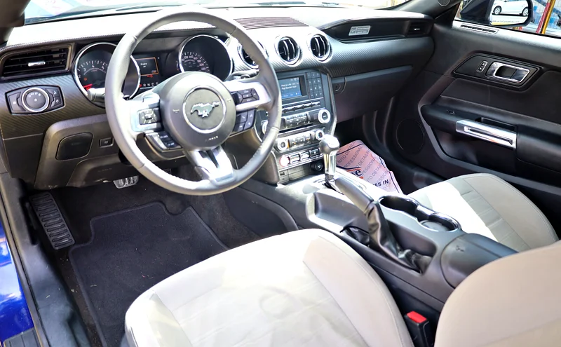 2016 Ford Mustang Fastback 6 Cylinders Engine Blue Black Sedan GCC Specs