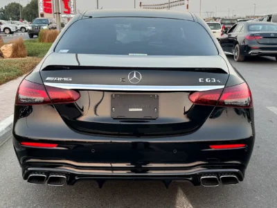 2021 Mercedes-Benz E-Class AMG E 63 S 8 Cylinder Engine Black Sedan