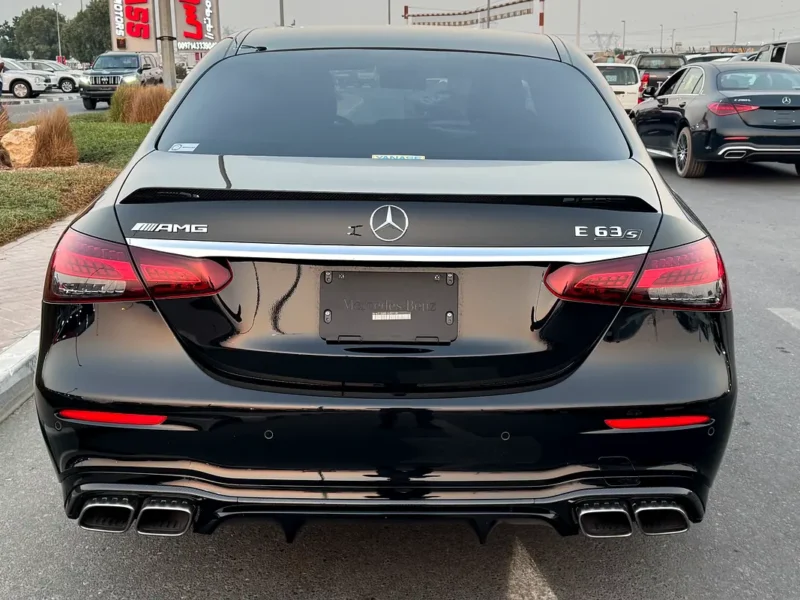 2021 Mercedes-Benz E-Class AMG E 63 S 8 Cylinder Engine Black Sedan