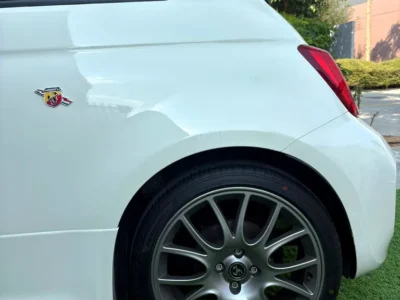 2023 Abarth 695 Turismo 4 Cylinder Petrol Engine White Black Hatchback GCC