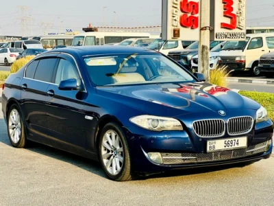 2010 BMW 5-Series 528i 6 Cylinders Engine Blue Beige Sedan