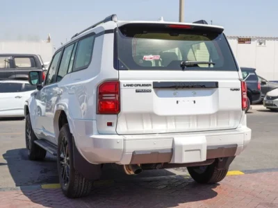 2025 Toyota Prado 2.4L 4 Cylinder Engine TURBO White Beige SUV