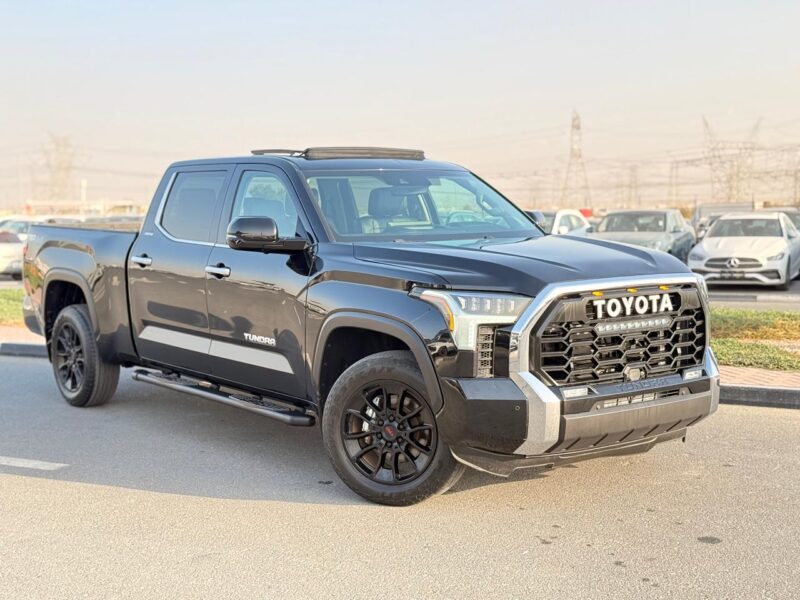 2022 Toyota Tundra Crewmax Limited 3.4 L V6 Engine Black Grey 4WD
