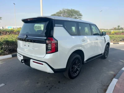 2025 Nissan Patrol XE 3.8 Liters V6 Petrol Engine White Black SUV GCC Specs