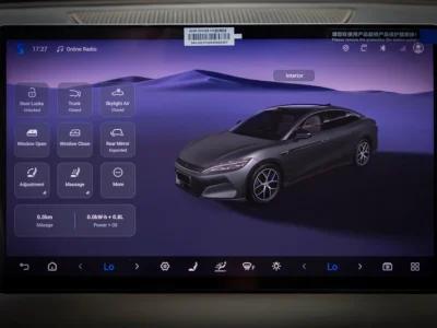 2025 BYD HAN Other Hybrid 4 Cylinders Engine Green White Sedan