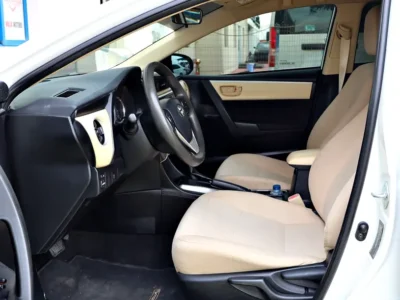 2018 Toyota Corolla XLI 4 Cylinders Engine Petrol White Beige Sedan