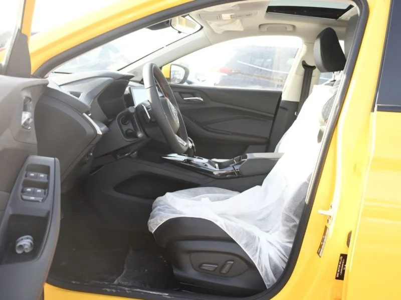 2025 MG GT 1.5L Turbo Petrol Full Option Yellow Black Sedan GCC Specs