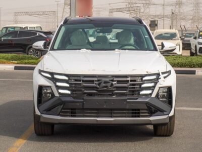 2025 Hyundai Tucson 4 Cylinders Engine Petrol White Beige SUV