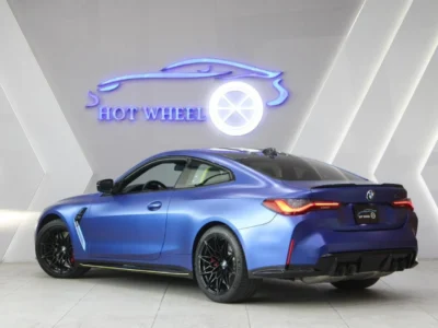2022 BMW M4 Competition 3.0-liter twin-turbocharged V6 Competition Blue